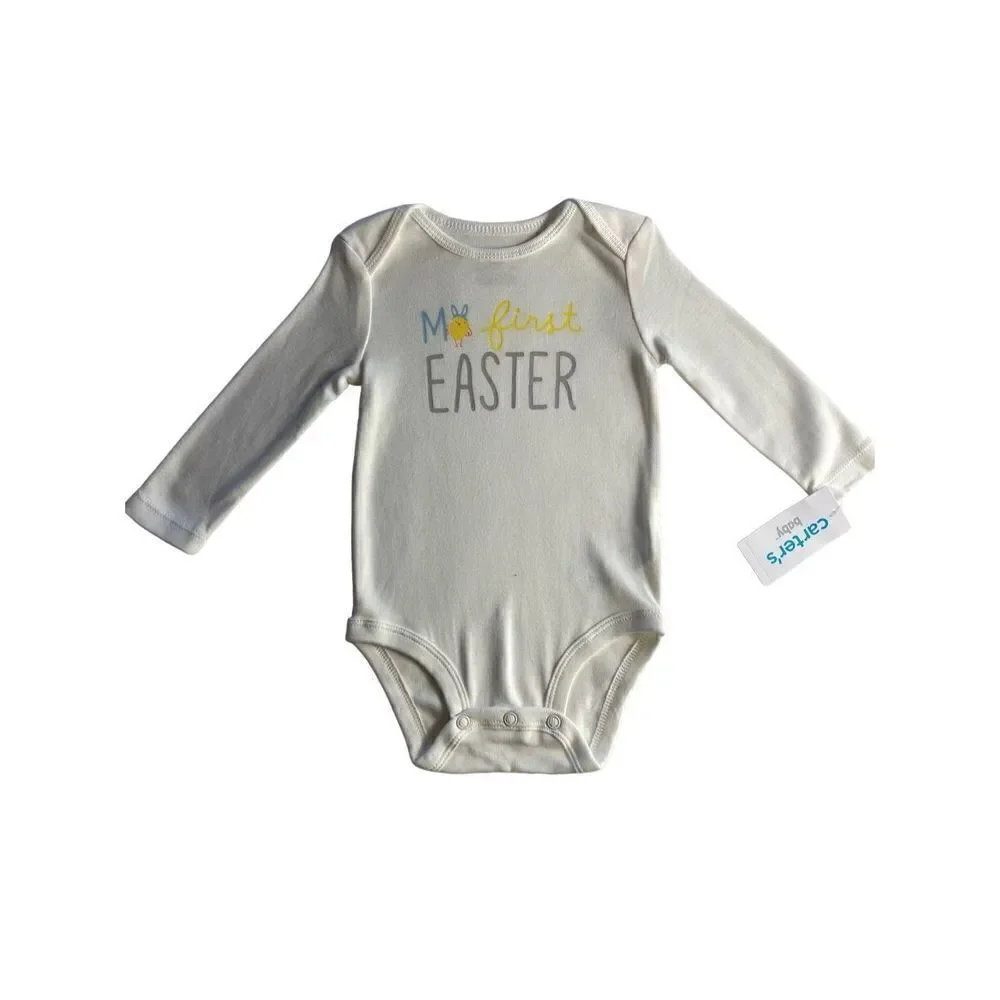 CARTER’S  6M BABY Chick “MY 1ST EASTER” Bodysuit